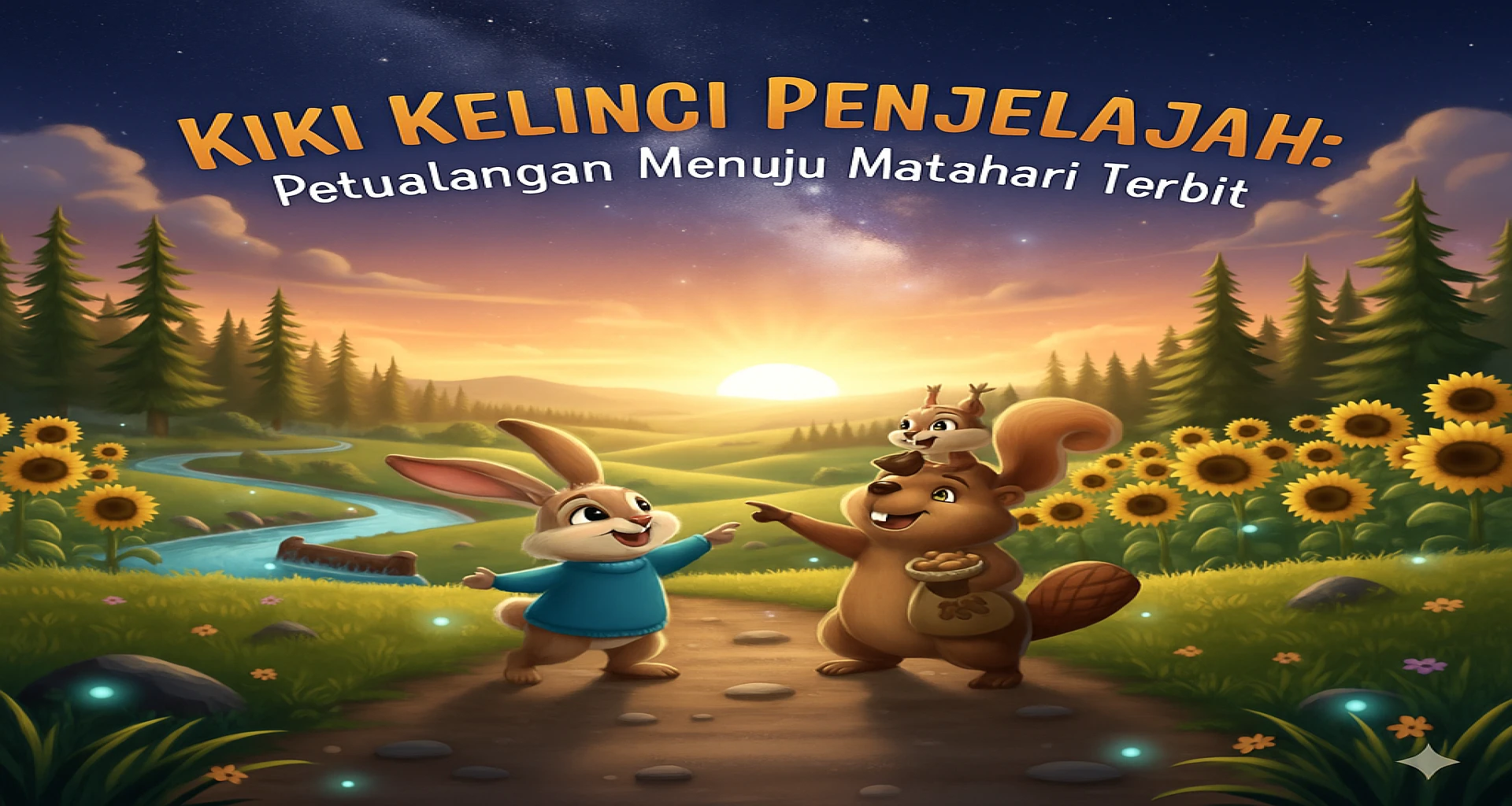 Kiki Kelinci Penjelajah: Petualangan Menuju Matahari Terbit